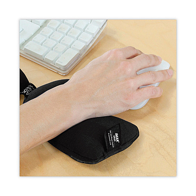 IMAK Ergo Mouse Wrist Cushion, 5.75 x 3.75, Black (IMAA10165)