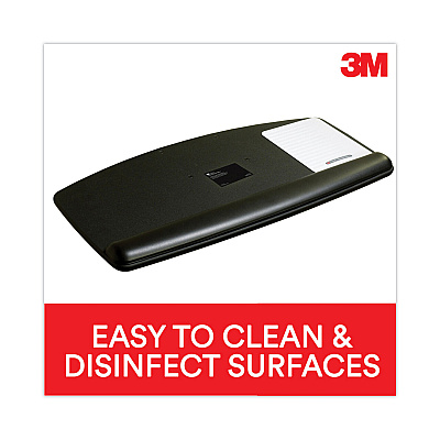 3M Sit/Stand Easy Adjust Keyboard Tray, Standard Platform, 25.5w x 12d, Black (MMMAKT170LE)