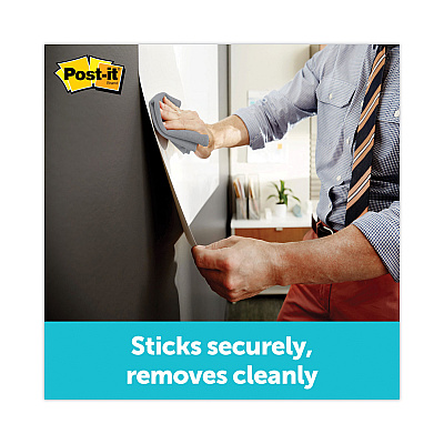 Post-it Dry Erase Surface with Adhesive Backing, 96 x 48, White Surface (MMMDEF8X4)
