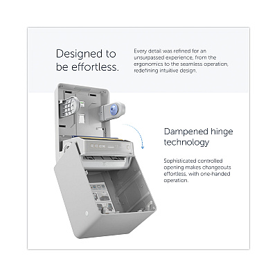 Kimberly-Clark ICON Automatic Roll Towel Dispenser, 20.12 x 16.37 x 13.5, Black Mosaic (KCC58720)