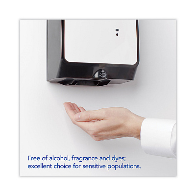 Scott Essential Alcohol-Free Foam Hand Sanitizer, 1,200 mL, Unscented, 2/Carton (KCC12979)