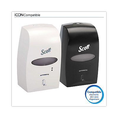 Scott Essential Alcohol-Free Foam Hand Sanitizer, 1,200 mL, Unscented, 2/Carton (KCC12979)