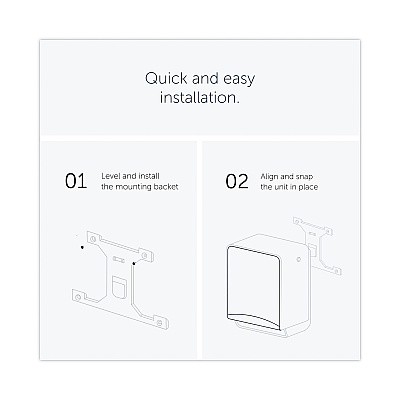 Kimberly-Clark ICON Automatic Roll Towel Dispenser, 20.12 x 16.37 x 13.5, White Mosaic (KCC58710)