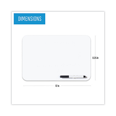 MasterVision Dry Erase Lap Board, 11.88 x 8.25, White Surface (BVCMB8034397R)