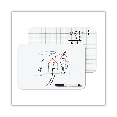 MasterVision Dry Erase Lap Board, 11.88 x 8.25, White Surface (BVCMB8034397R)