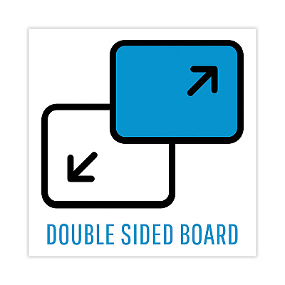 MasterVision Dry Erase Lap Board, 11.88 x 8.25, White Surface (BVCMB8034397R)