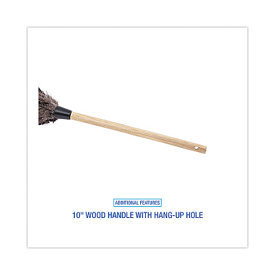 Boardwalk Professional Ostrich Feather Duster, 10" Handle (BWK20BK)