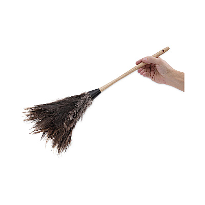 Boardwalk Professional Ostrich Feather Duster, 13" Handle (BWK23FD)