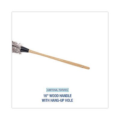 Boardwalk Professional Ostrich Feather Duster, 16" Handle (BWK31FD)