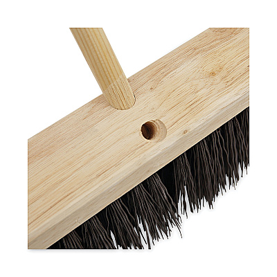 Boardwalk Tapered End Broom Handle, Lacquered Pine, 1.13" dia x 60", Natural (BWK125)
