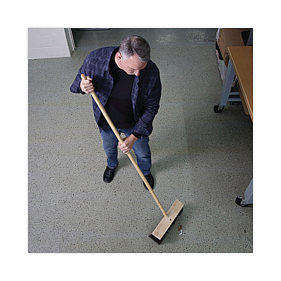 Boardwalk Tapered End Broom Handle, Lacquered Pine, 1.13" dia x 60", Natural (BWK125)