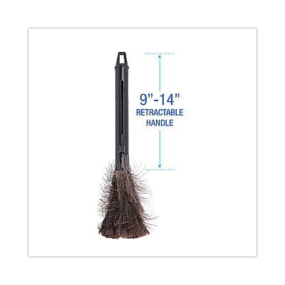 Boardwalk Retractable Feather Duster, 9" to 14" Handle (BWK914FD)
