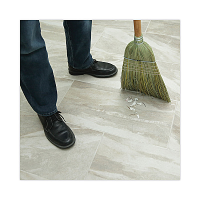 Boardwalk Warehouse Broom, Yucca/Corn Fiber Bristles, 56" Overall Length, Natural (BWK932YEA)
