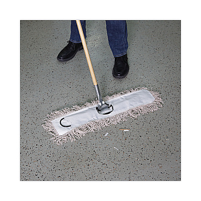 Boardwalk Mop Head, Dust, Cotton, 24 x 3, White (BWK1024)