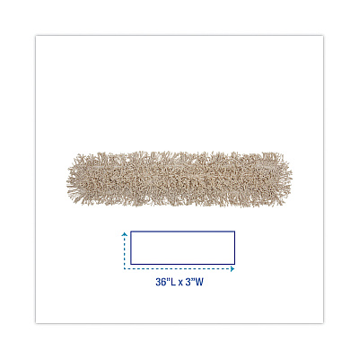 Boardwalk Mop Head, Dust, Cotton, 36 X 3, White (BWK1036)