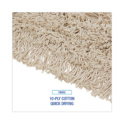 Boardwalk Mop Head, Dust, Cotton, 36 X 3, White (BWK1036)