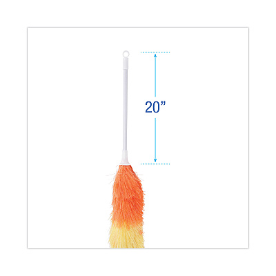 Boardwalk Polywool Duster w/20" Plastic Handle, Assorted Colors (BWK9441)