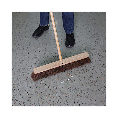 Boardwalk Floor Brush Head, 3.25" Natural Palmyra Fiber Bristles, 24" Brush (BWK20124)