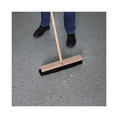 Boardwalk Floor Brush Head, 2.5" Black Tampico Fiber Bristles, 18" Brush (BWK20218)