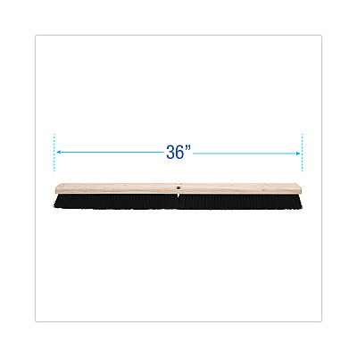 Boardwalk Floor Brush Head, 2.5" Black Tampico Fiber Bristles, 36" Brush (BWK20236)