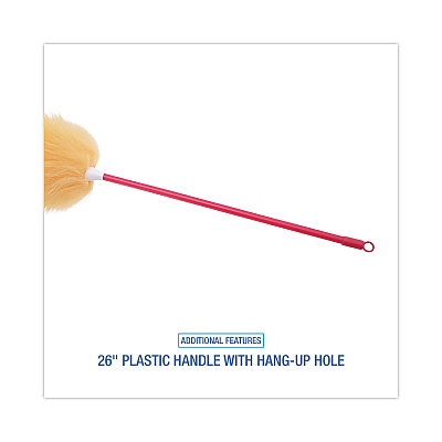 Boardwalk Lambswool Duster With 26" Plastic Handle, Assorted Colors (BWKL26)