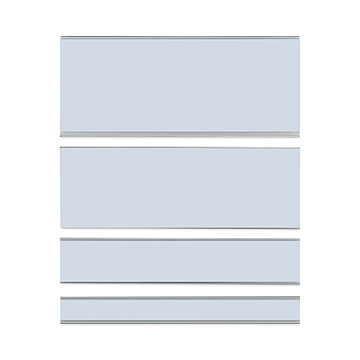 C-Line Clear Magnetic Label Holders, Side Load, 6 x 2.5, 10/Pack (CLI87825)