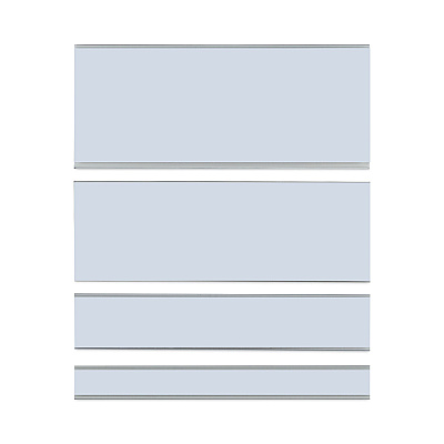 C-Line Clear Magnetic Label Holders, Side Load, 6 x 1, 10/Pack (CLI87810)