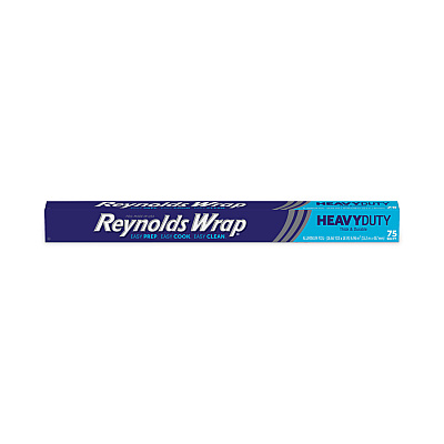 Reynolds Wrap Heavy Duty Aluminum Foil Roll, 18" x 75 ft, 20 Rolls/Carton (RFPF28028CT)