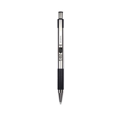 Zebra F-301 Ballpoint Pen, Retractable, Fine 0.7 mm, Assorted Ink and Barrel Colors, 4/Pack (ZEB27174)