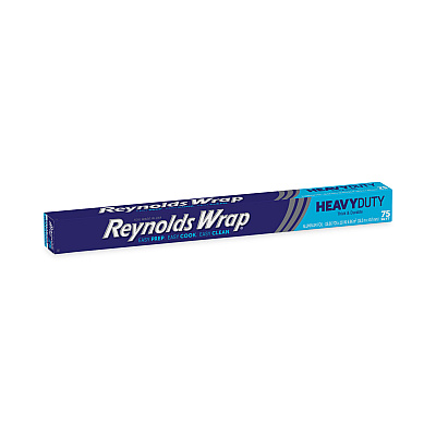 Reynolds Wrap Heavy Duty Aluminum Foil Roll, 18" x 75 ft, 20 Rolls/Carton (RFPF28028CT)