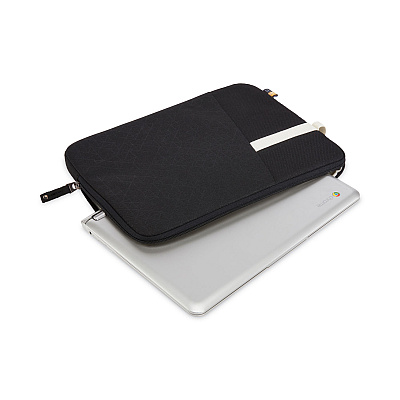 Case Logic Ibira Laptop Sleeve, Fits Devices Up to 11.6", Polyester, 12.6 x 1.2 x 9.4, Black (CLG3204389)
