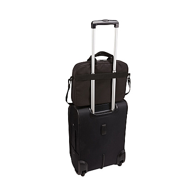 Case Logic Advantage Laptop Attache, Fits Devices Up to 15.6", Polyester, 16.1 x 2.8 x 13.8, Black (CLG3203988)