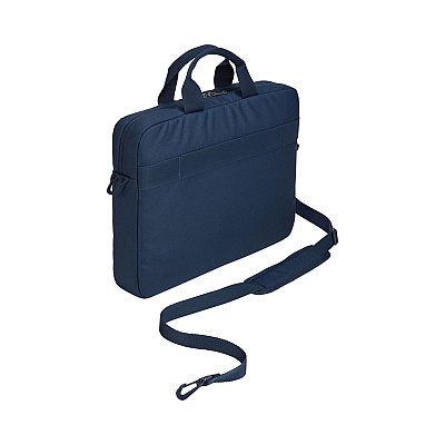 Case Logic Advantage Laptop Attache, Fits Devices Up to 14", Polyester, 14.6 x 2.8 x 13, Dark Blue (CLG3203987)