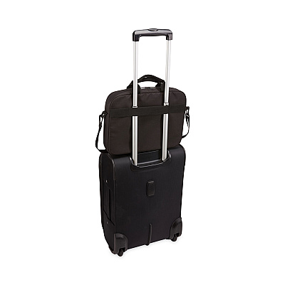 Case Logic Advantage Laptop Attache, Fits Devices Up to 14", Polyester, 14.6 x 2.8 x 13, Black (CLG3203986)
