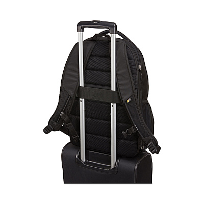Case Logic Checkpoint Friendly Backpack, Fits Devices Up to 15.6", Polyester, 2.76 x 13.39 x 19.69, Black (CLG3203772)