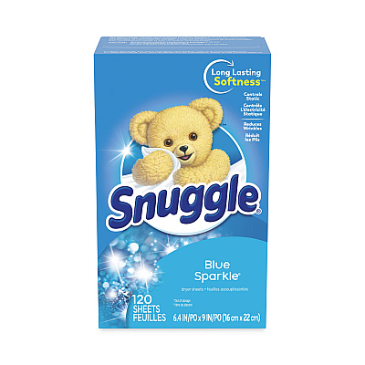 Snuggle Fabric Softener Sheets, Fresh Scent, 120 Sheets/Box (DIA45115EA)