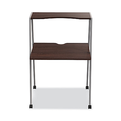 Linea Italia Kompass Flexible Home/Office Desk, 33" x 23.4" x 48", Mocha (LITSH764MOC)