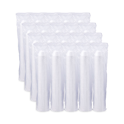 Dart Foam Container, Squat, 6 oz, White, 50/Pack, 20 Packs/Carton (DCC6B12)