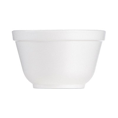Dart Foam Container, Squat, 6 oz, White, 50/Pack, 20 Packs/Carton (DCC6B12)