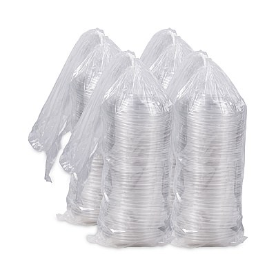 Dart PresentaBowls Clear Dome Lids, 7.3 Diameter x 1.1 h, Clear, Plastic, 63 Lids/Bag, 4 Bags/Carton (DCCC64BDL)