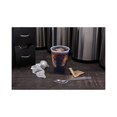 Dart High-Impact Polystyrene Cold Cups, 7 oz, Translucent, 100 Cups/Sleeve, 25 Sleeves/Carton (DCCY7)