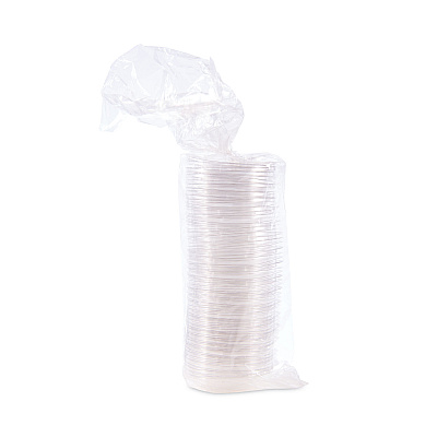 Dart PresentaBowls Clear Dome Lids, 5.4 Diameter x 1.1 h, Plastic, 504/Carton (DCCC16BDL)