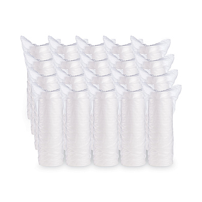 Dart Foam Container, Squat, 8 oz, 4.63" Diameter x 1.13"h, White, 500/Carton (DCC8SJ32)