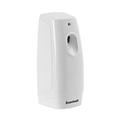 Boardwalk Classic Metered Air Freshener Dispenser, 4" x 3" x 9.5", White (BWK908)