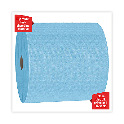 WypAll X70 Cloths, Jumbo Roll, 12.4 x 12.2, Blue, 870/Roll (KCC41611)
