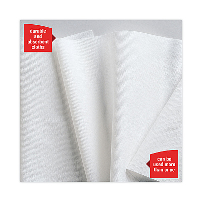 WypAll X70 Cloths, Center-Pull, 9.8 x 12.2, White, 275/Roll, 3 Rolls/Carton (KCC41702)