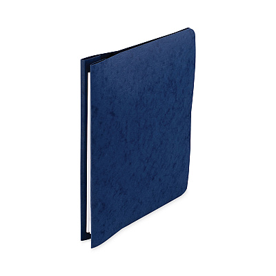 ACCO PRESSTEX Covers with Storage Hooks, 2 Posts, 6" Capacity, 12 x 8.5, Dark Blue (ACC54133)