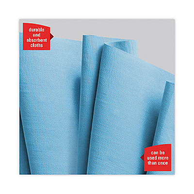 WypAll X70 Cloths, Jumbo Roll, 12.4 x 12.2, Blue, 870/Roll (KCC41611)