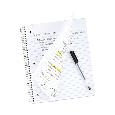Five Star Wirebound Notebook, 1-Subject, Wide/Legal Rule, Assorted Cover Colors, (100) 10.5 x 8 Sheets, 6/Pack (MEA38042)
