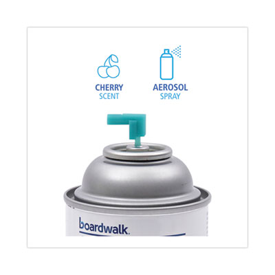 Boardwalk Metered Air Freshener Refill, Cherry, 5.3 oz Aerosol Spray, 12/Carton (BWK905)